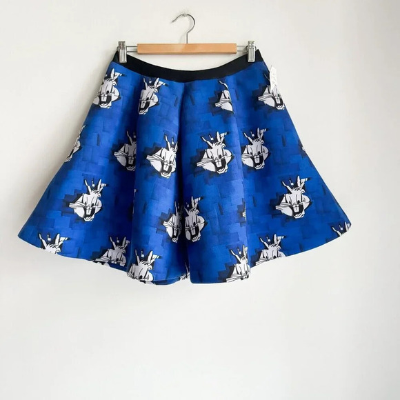 Iceberg Bugs Bunny Print Mini  Skater Skirt M - Picture 3 of 7